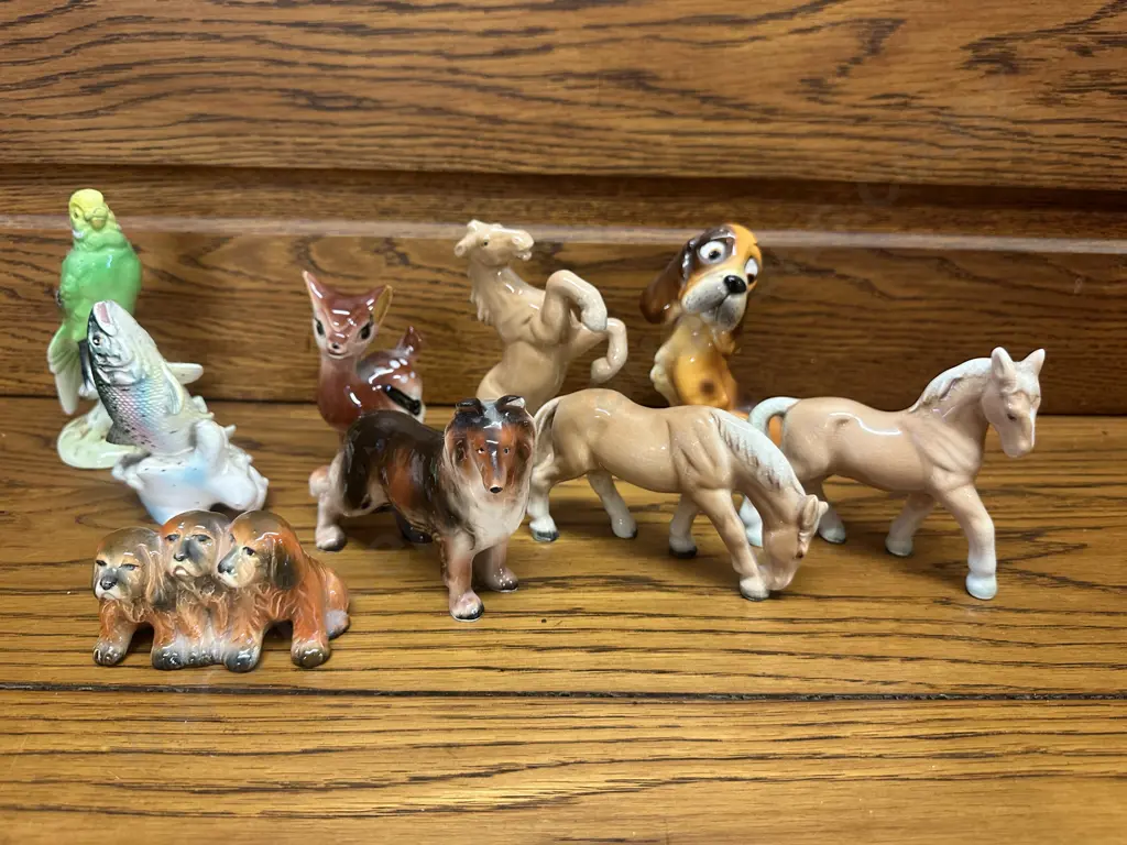 Vintage Animal Figurines Including Beswick Monkeys, Horses Etc Image 1++