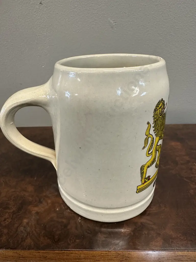 Vintage German Beer Crest West Germany Geiz .5litre Image 1++