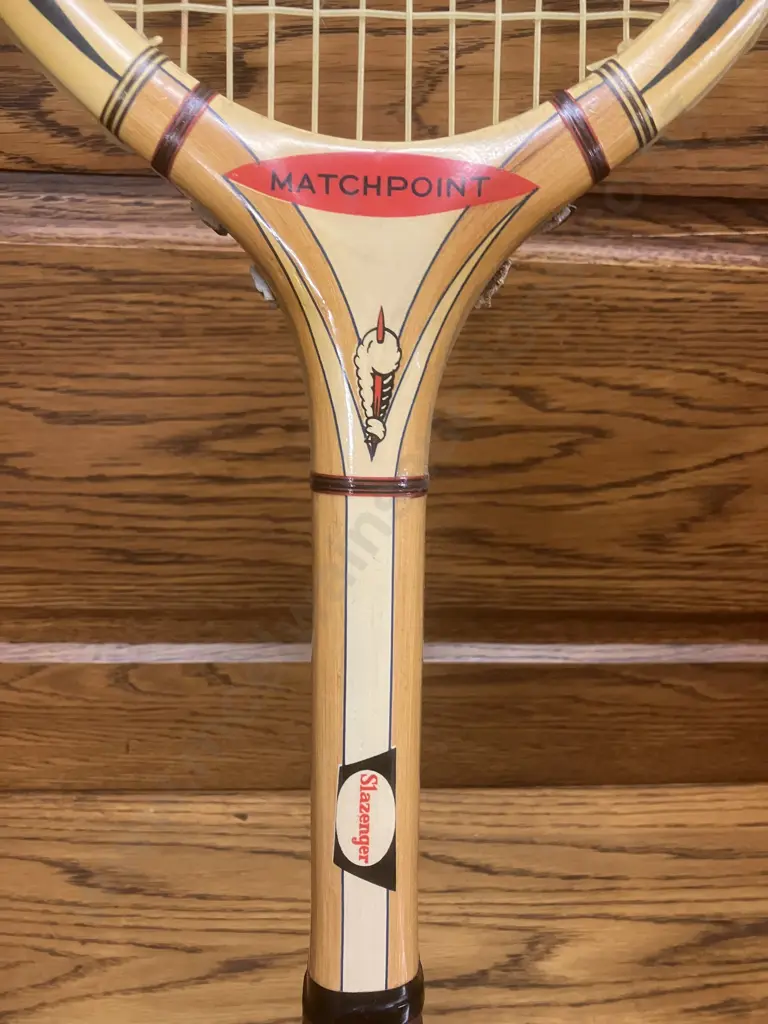 Vintage Slazengers / Slazenger New Zealand Made Matchpoint & Paramount Wooden Tennis Racquets 1940/1950’s Image 1++