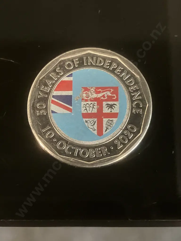 Fiji 50 Cents 2020 50 Years of Independence Image 1++