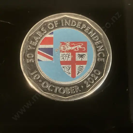 Fiji 50 Cents 2020 50 Years of Independence