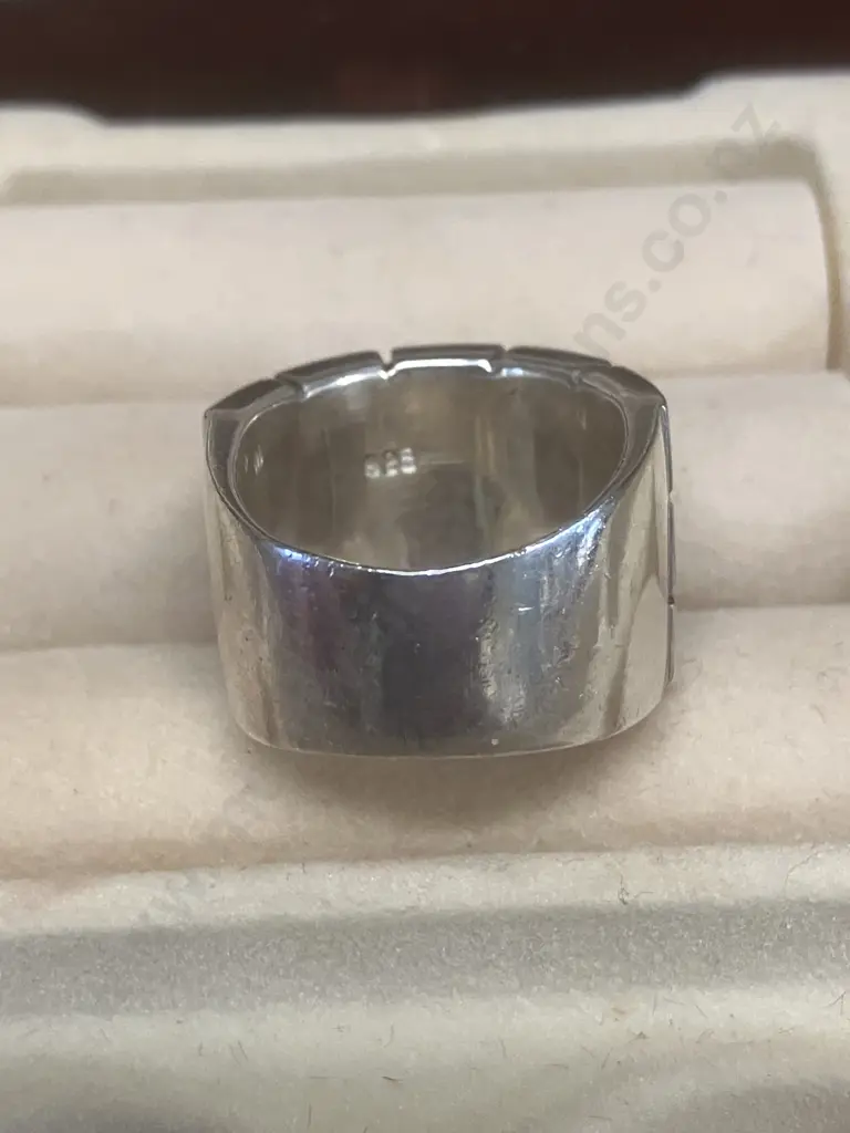 Sterling Silver Dress Ring Stamped 925 Image 1++