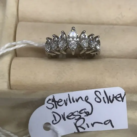 Sterling Silver Dress Ring Stamped 925