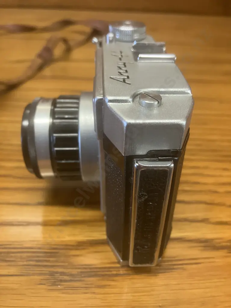 Vintage 1960s Japan Hoei (Hōei Sangyō Y.K.) Anny 44 Camera. 4X4cm, 127 Roll Film, Industrial Hoei 5cm f/8 Lens and Case Image 1++
