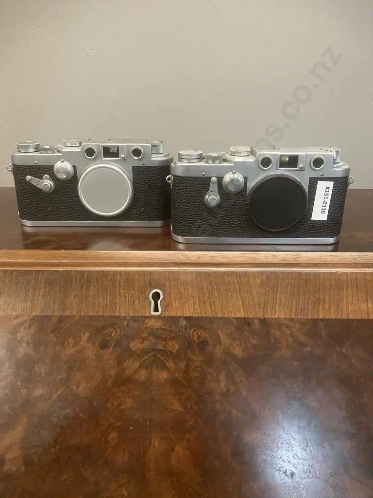 Leotax FV Vintage 1959 Japanese Leica Copy Cameras #FV-801629 & FV-800112 (AF) Image 1++