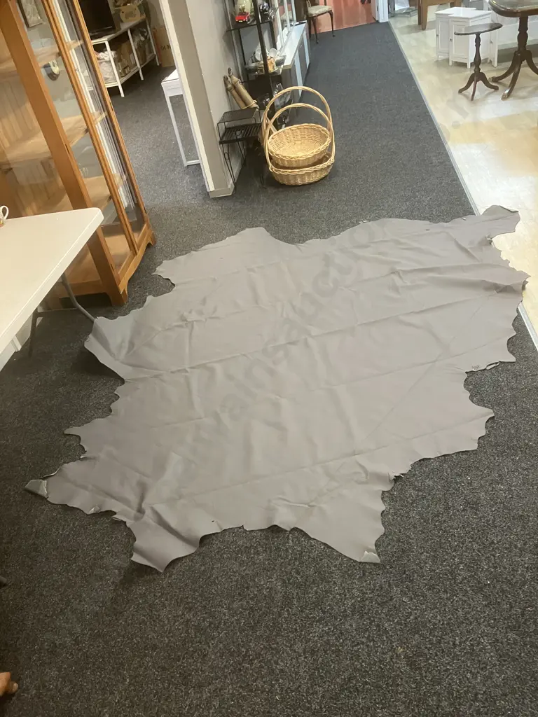 Grey Colour Cow Hide - 270 x 230 (Small Holes) Image 1++