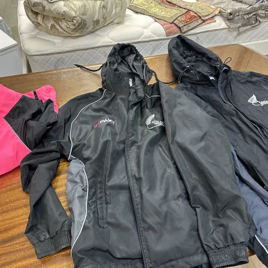 Jackets x3 Including Essentials Apparel Size M, L&A Size 10 & Pink Karrimor Size 10