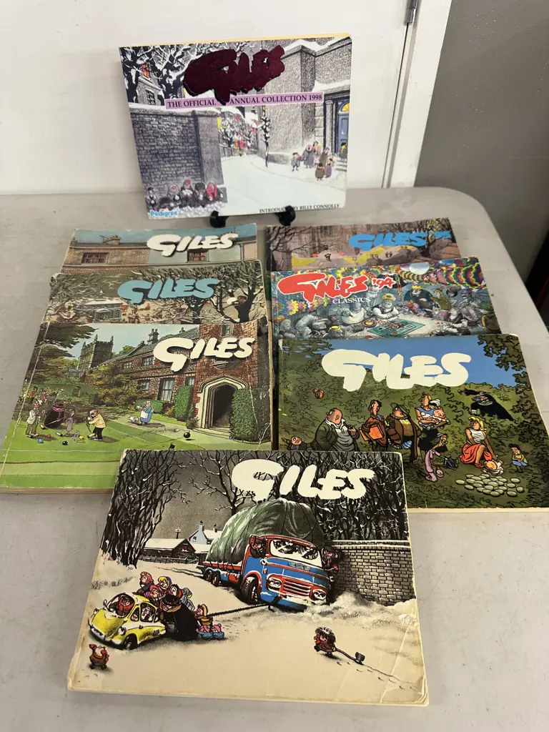 Selection Of Vintage Giles Comic Books Image 1++