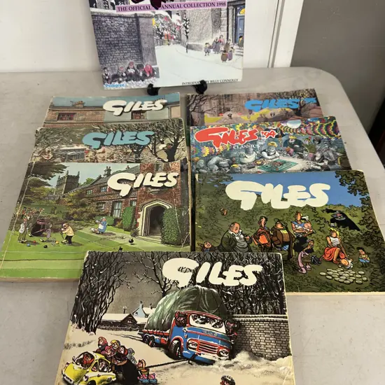 Selection Of Vintage Giles Comic Books