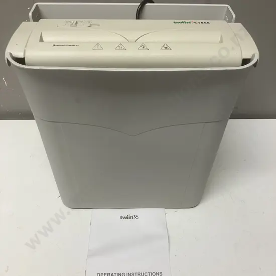 TWIN 1050 Paper Shredder With Manual