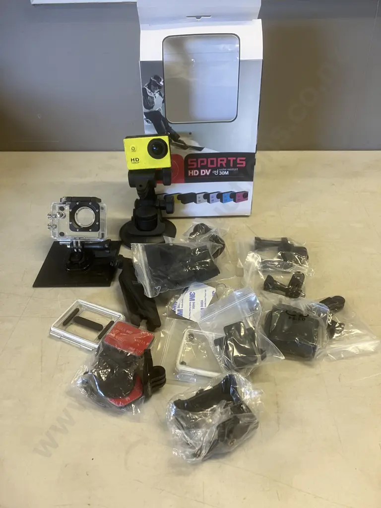 Mini DV Sports Camera 1080P And Accessories, GoPro Holder Etc (AF) Image 1++