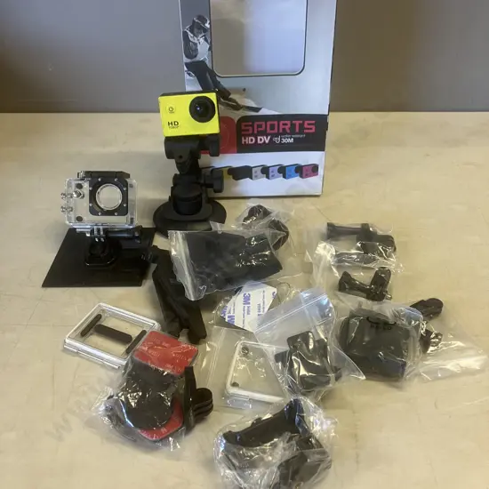 Mini DV Sports Camera 1080P And Accessories, GoPro Holder Etc (AF)