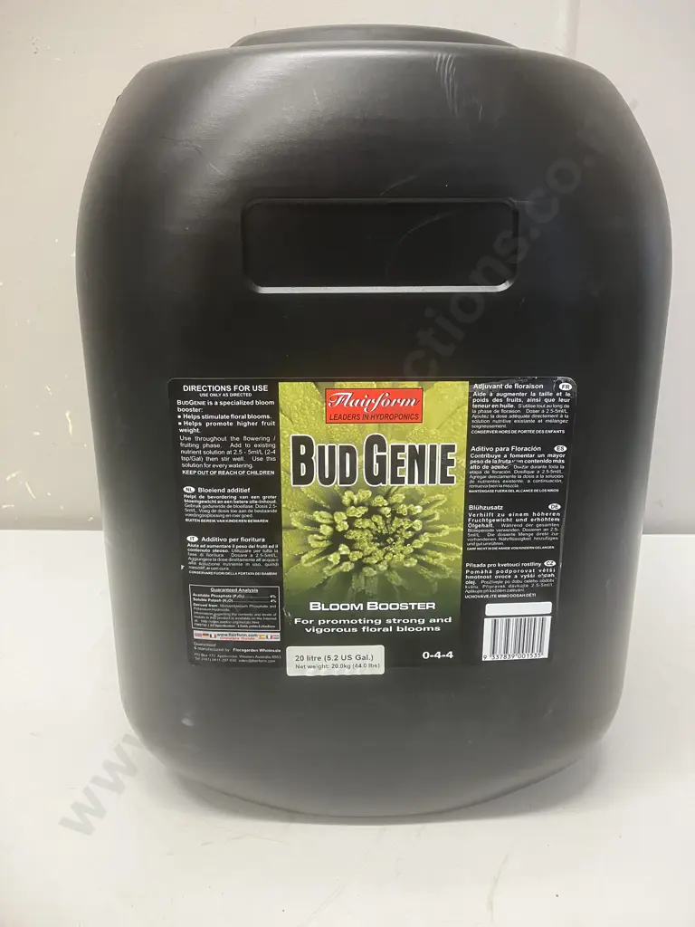 Hydroponics Mairform Bud Genie Bloom Booster - 20 Litres Image 1++