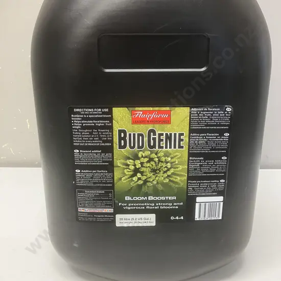 Hydroponics Mairform Bud Genie Bloom Booster - 20 Litres