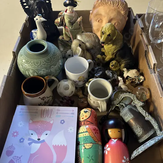 Box Lot Of China Items