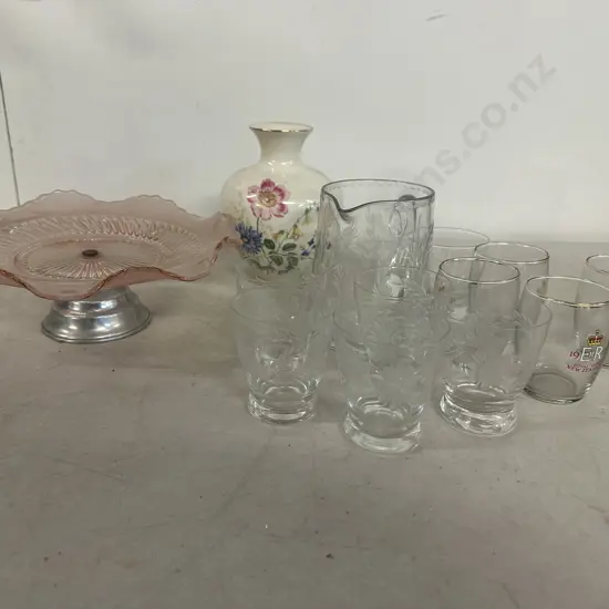 Selection Of China & Glass Items Including Bavaria Etc