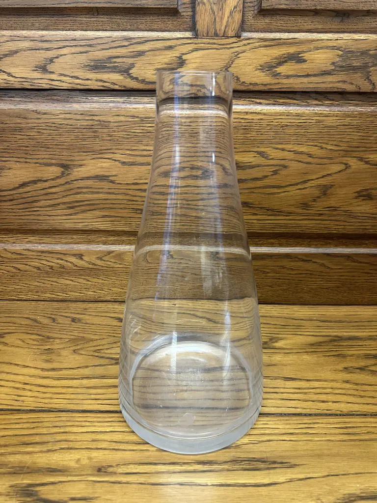 Modernist Large Glass Vase H35cm. Image 1++
