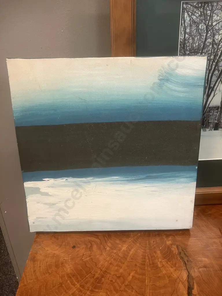 German Fachwerkhaus In Snow & Small Canvas Art Image 1++