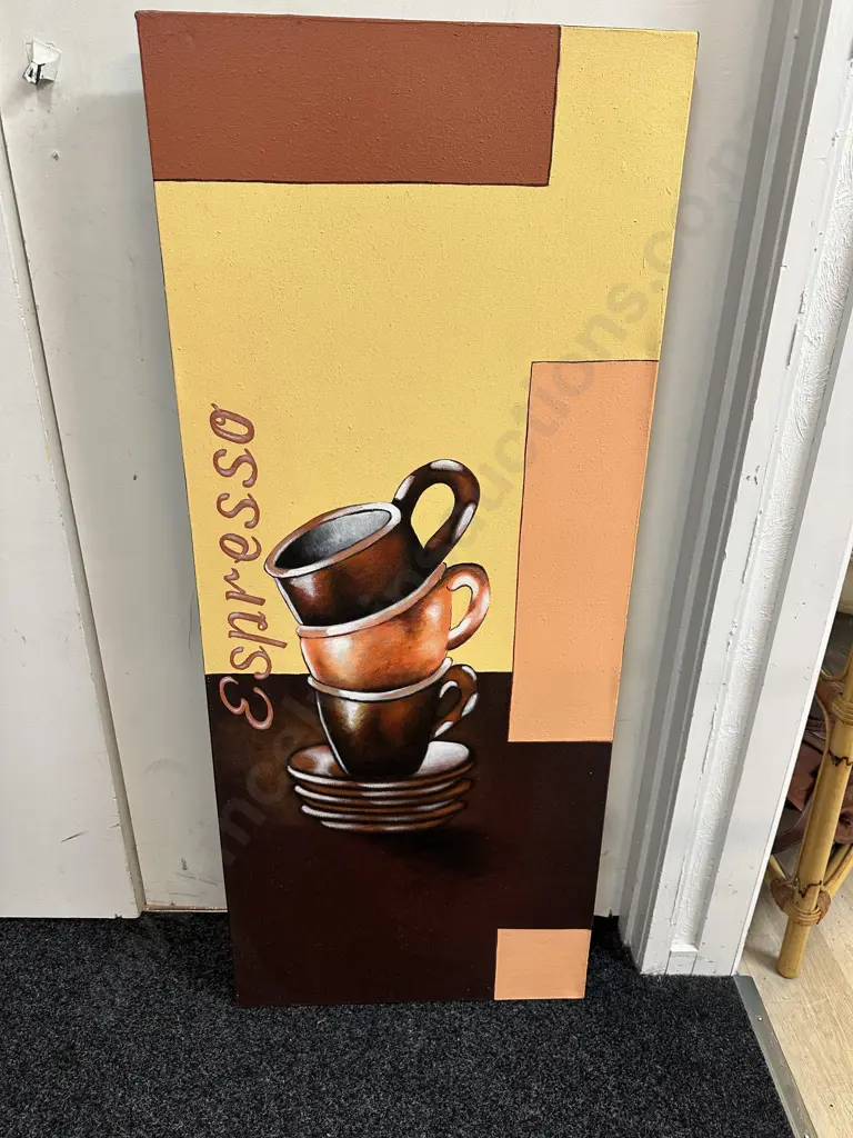 Picture On Canvas 'Espresso' H120 W50cm. Image 1++