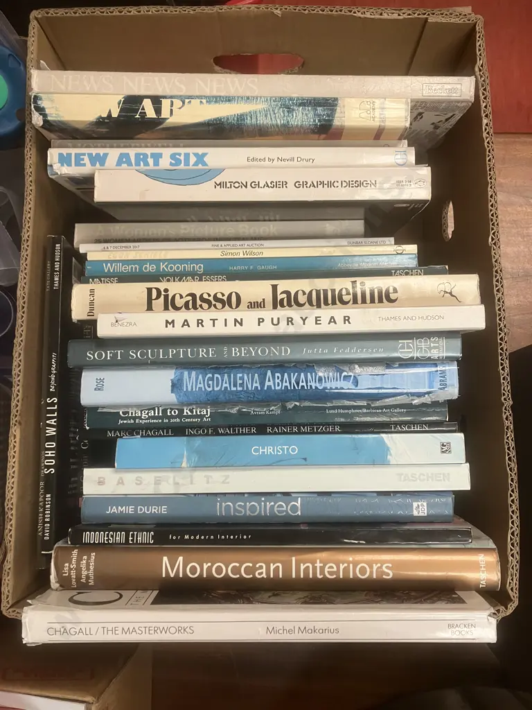 Assorted Art Books Image 1++