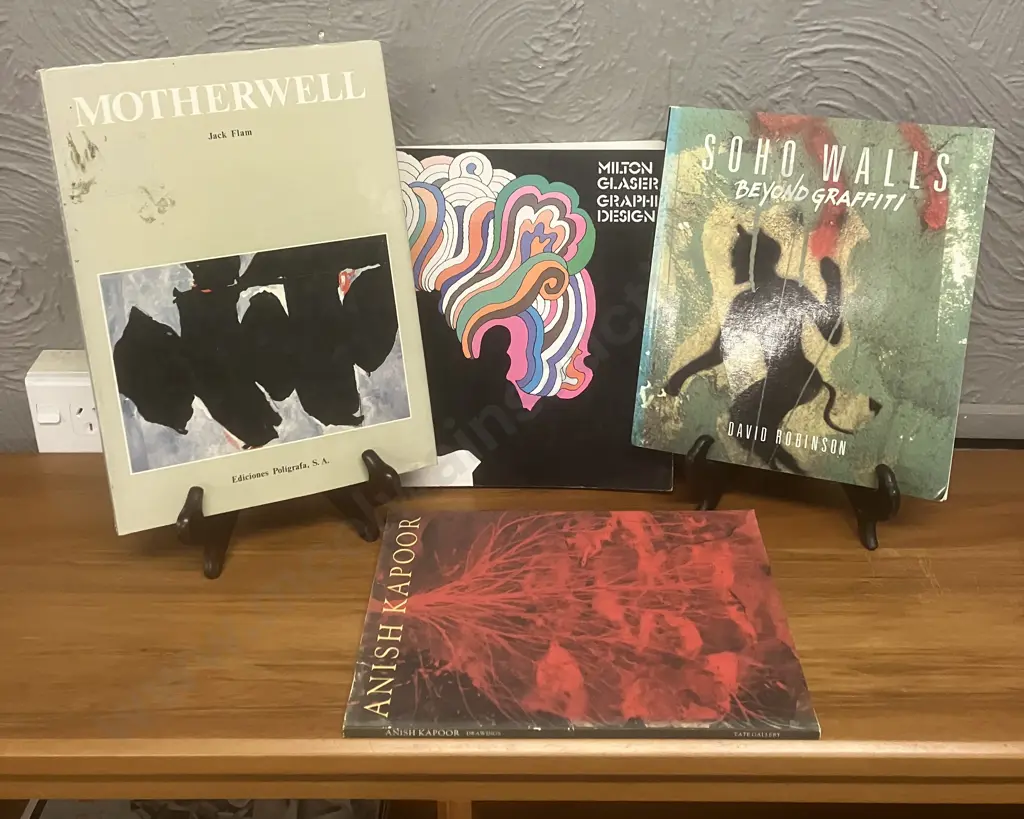Motherwell Jack Flam1991, Milton Glaser Graphic Design1973, Soho Walls Beyond Graffiti D Robinson1990, Anish Kapoor 1990 Image 1++