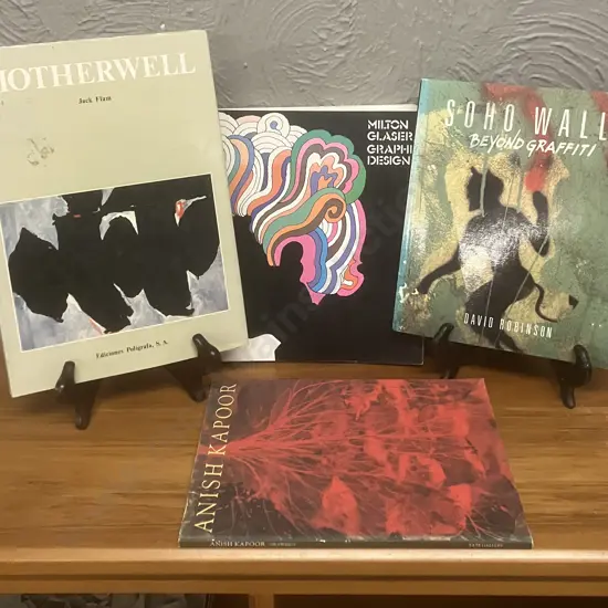 Motherwell Jack Flam1991, Milton Glaser Graphic Design1973, Soho Walls Beyond Graffiti D Robinson1990, Anish Kapoor 1990