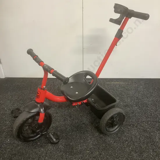 Kids Three Wheel Trike With Push Bar