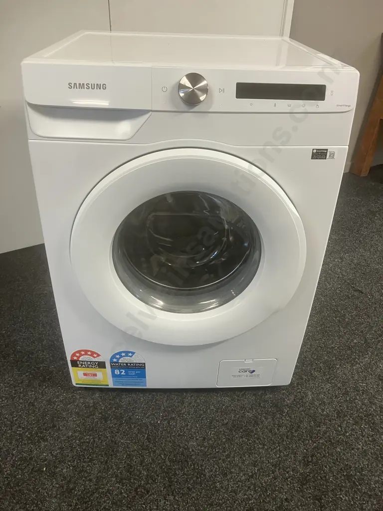 Samsung 8kg Front Load Washing Machine. Model WW80T504DTW Image 1++