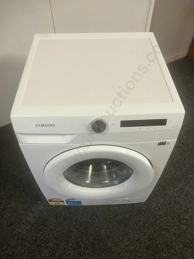 Samsung 8kg Front Load Washing Machine. Model WW80T504DTW Image 1++