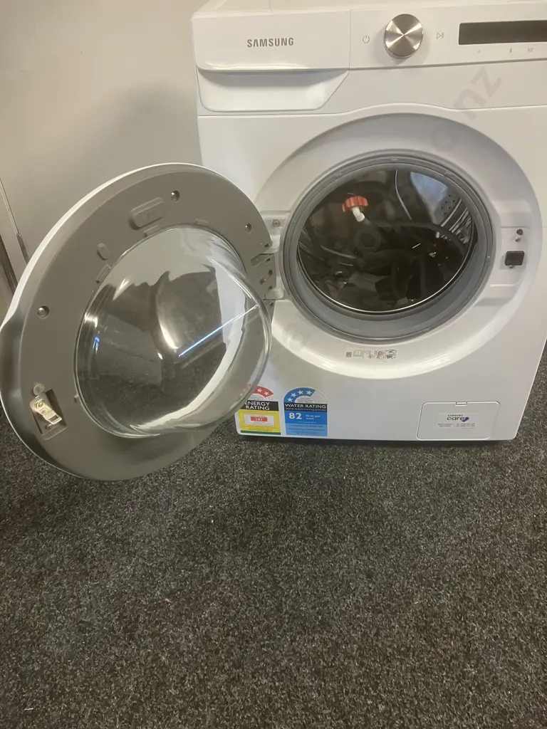 Samsung 8kg Front Load Washing Machine. Model WW80T504DTW Image 1++