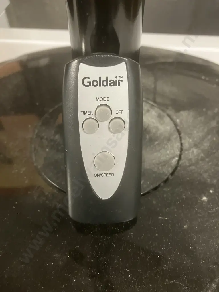 Goldair PF0511 Black Pedestal Fan With Remote Control Image 1++