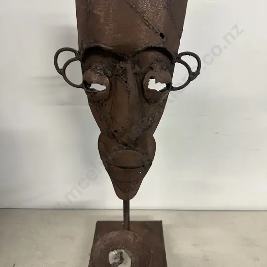 Metal Ethnic Figurine Candle Holder H45cm.