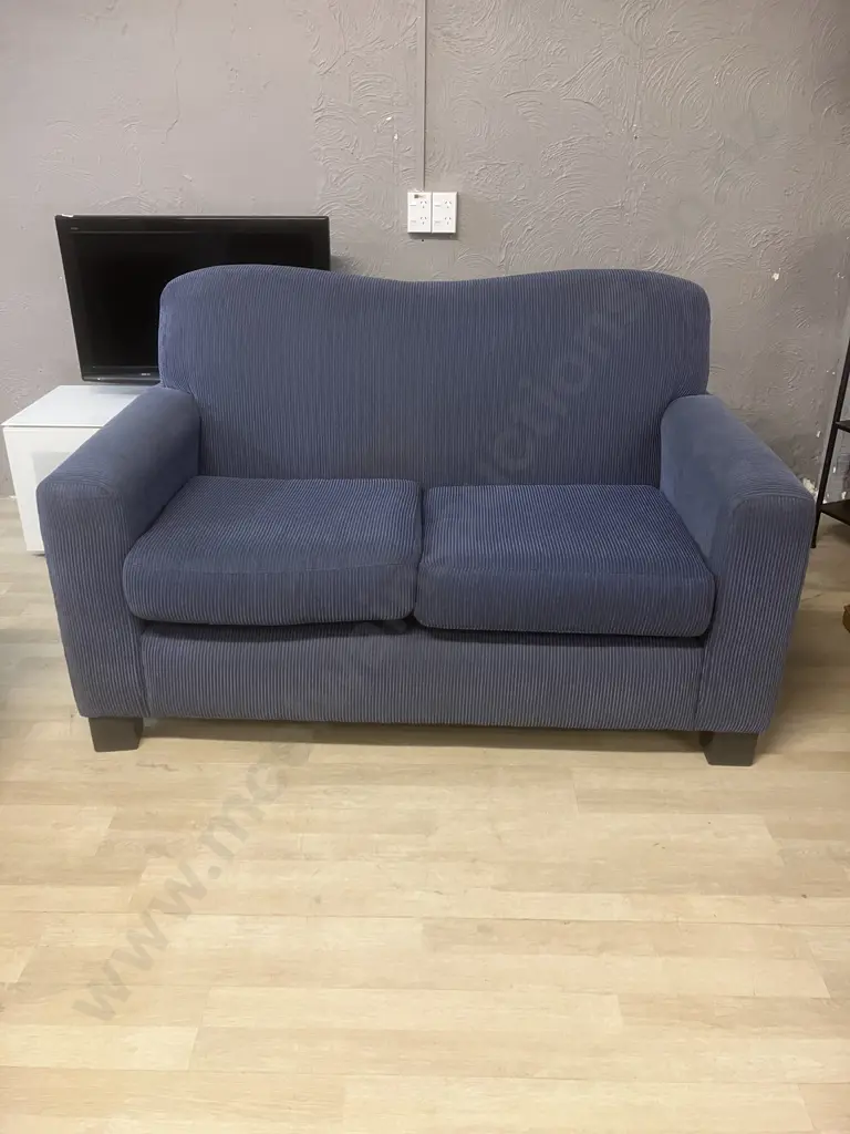 Mobilier Ikon 2 + 2.5 Seater Lounge Suite in Cara Denim Fabric Image 1++
