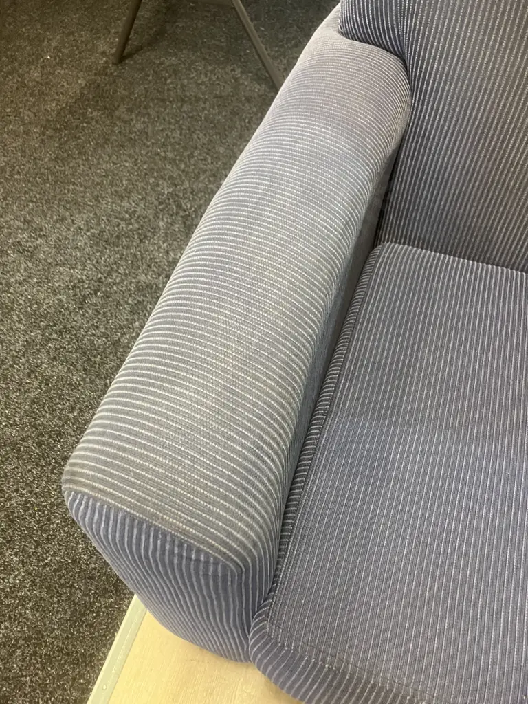 Mobilier Ikon 2 + 2.5 Seater Lounge Suite in Cara Denim Fabric Image 1++