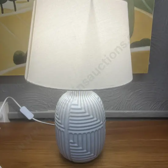 Anko Ella White Table Lamp. H44cm
