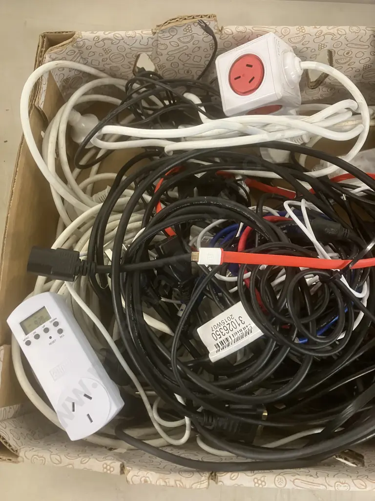 Box Lot Surge Protection Power Boards, Cables, Leads Etc Image 1++