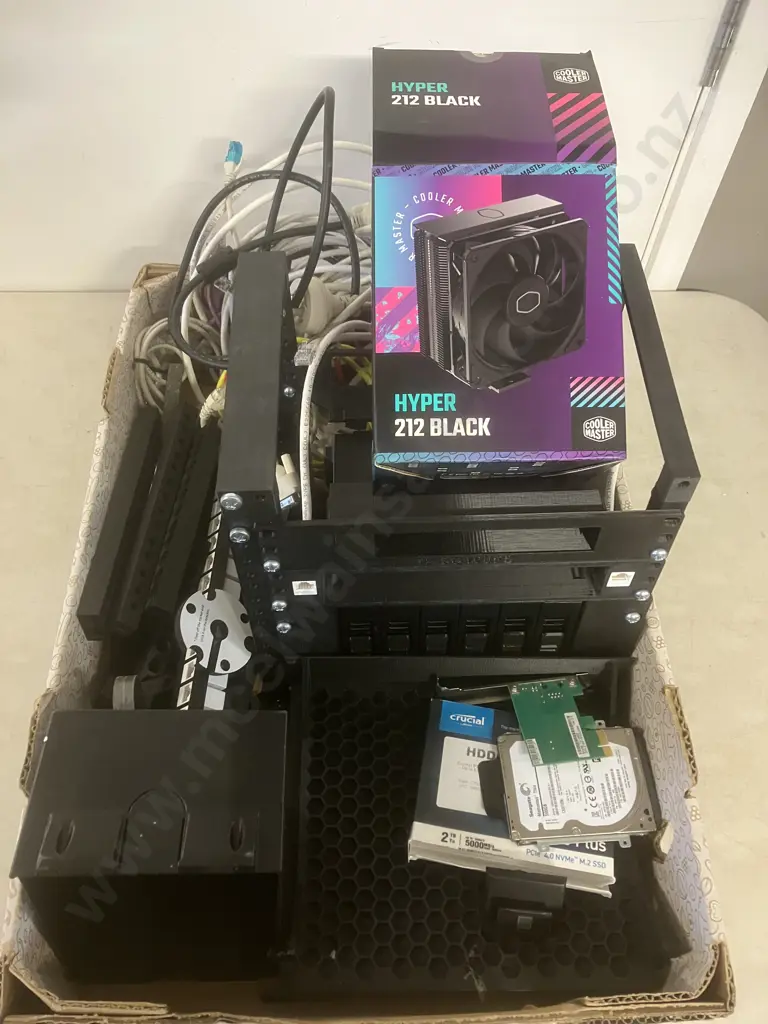 Box Lot Computer Items, Cables, Leads Etc Image 1++