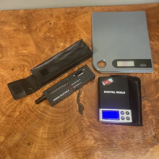 Diamond Tester, Two Digital Scales