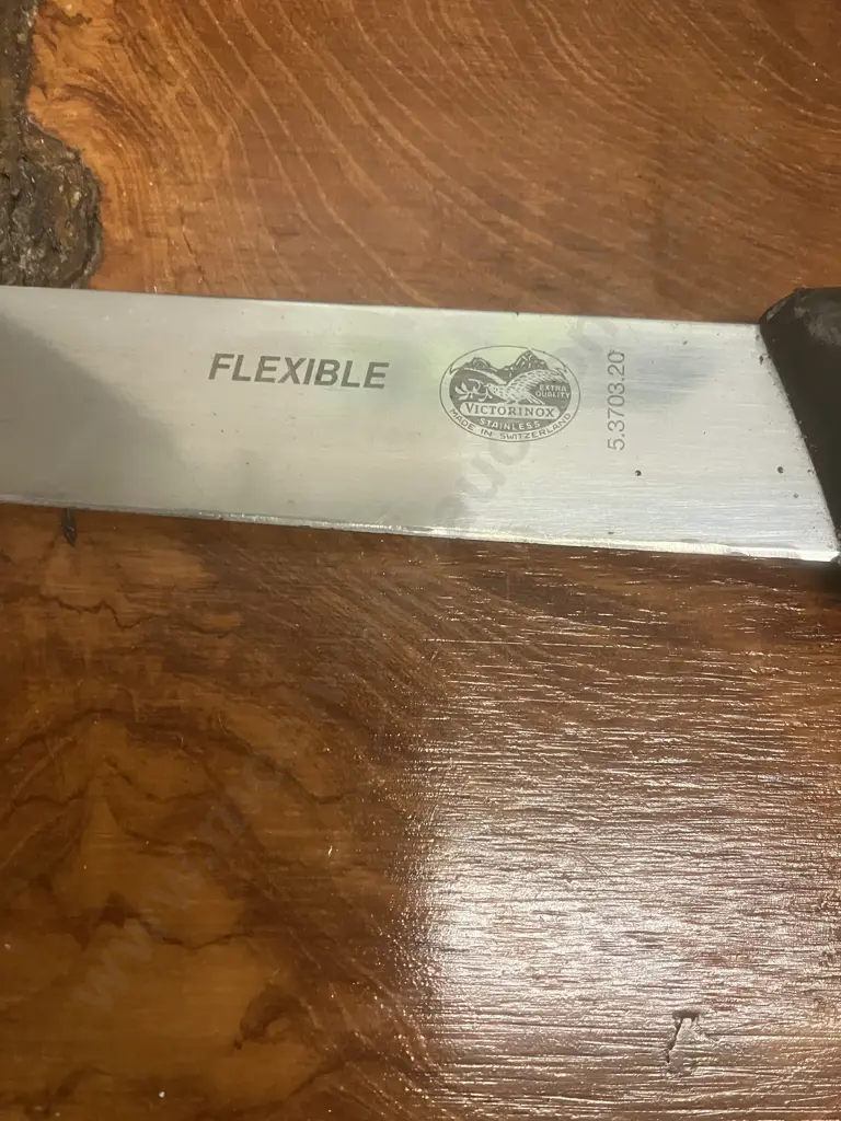 Victorinox Fibrox Filleting Knife 5.3703.20cm Black Handle Image 1++