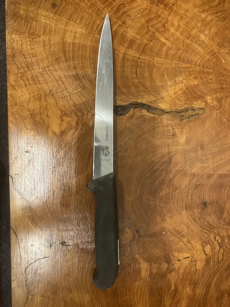 Victorinox Fibrox Filleting Knife 5.3703.20cm Black Handle Image 1++