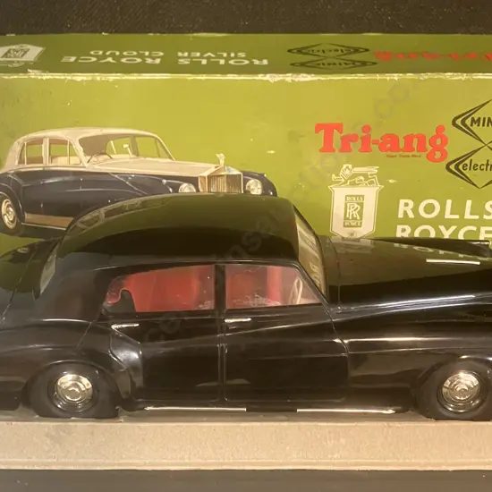 Tri-ang 'Rolls Royce Silver Cloud' 1/20 Scale Minic Electric Model M.013, c1950s. Original Box (As Found)