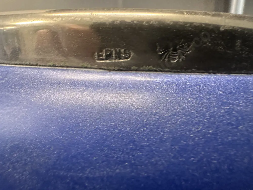 Vintage Wedgwood Blue Jasperware Large Bowl Silver Plated Rim Dia20cm. (as found) Image 1++
