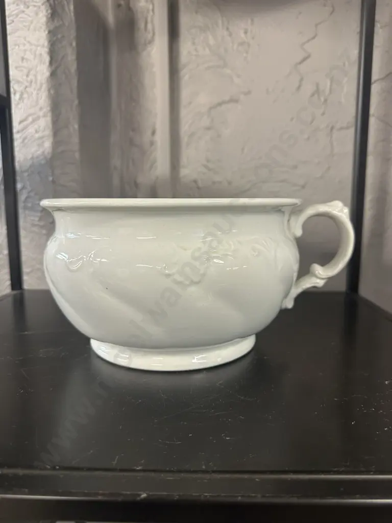 Antique W. Adams Chamber Pot Image 1++
