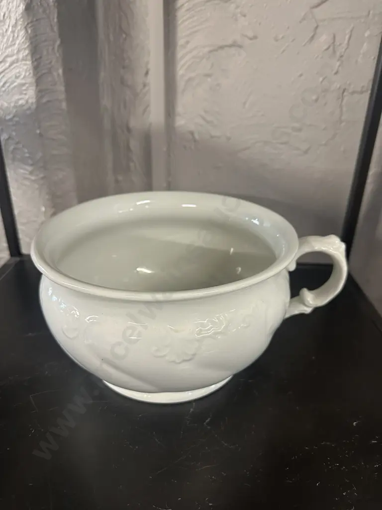 Antique W. Adams Chamber Pot Image 1++