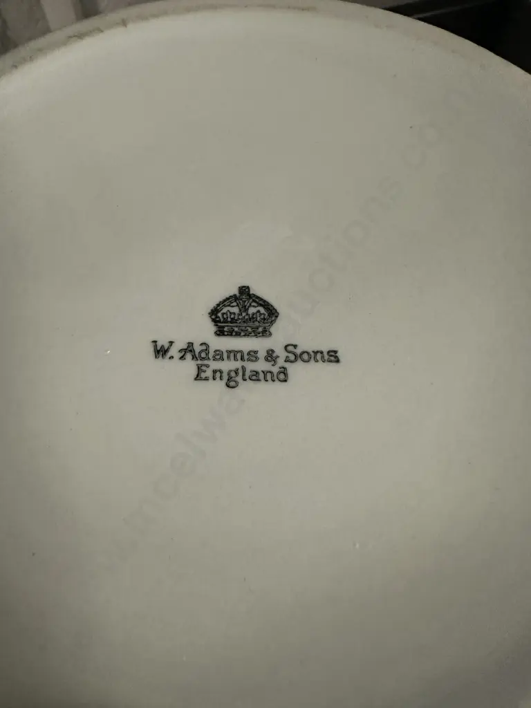 Antique W. Adams Chamber Pot Image 1++