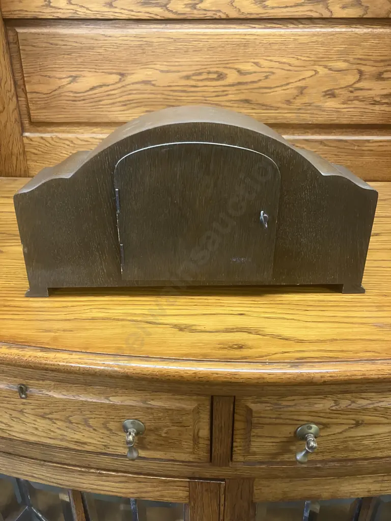 1951 Junghans German W64 8 Day Mantle Clock With Key Image 1++