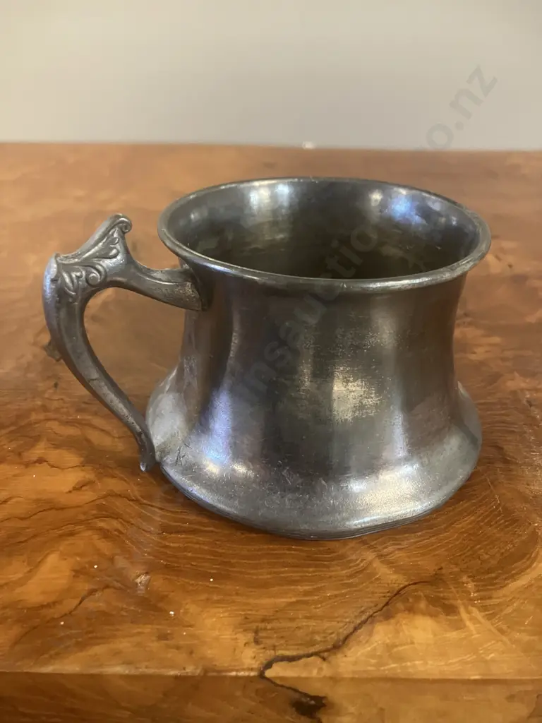 Vintage Silver Plated Shaving Mug, Forbes Silver Plate Co (USA) Quadruple Plate 2273 Image 1++