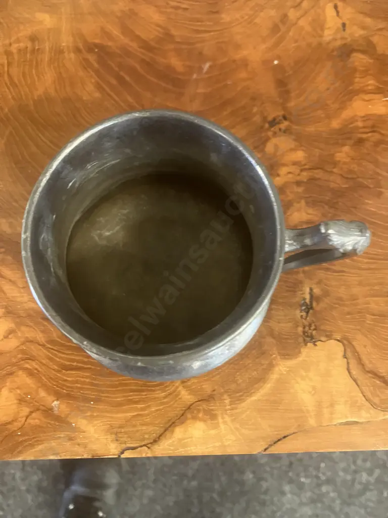 Vintage Silver Plated Shaving Mug, Forbes Silver Plate Co (USA) Quadruple Plate 2273 Image 1++
