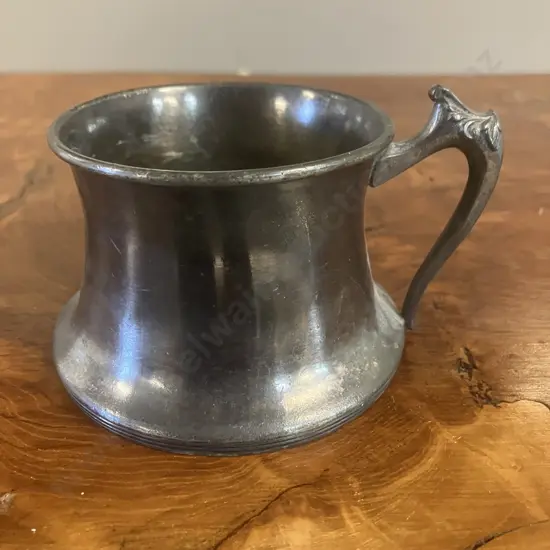 Vintage Silver Plated Shaving Mug, Forbes Silver Plate Co (USA) Quadruple Plate 2273