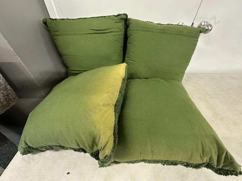 Green Cushions x4 Image 1++